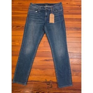 Lucky Brand Lolita Skinny Jeans Womens 12/31 Medium Wash Blue Mid Rise Denim NEW